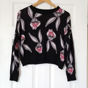 3/$45 Bugs Bunny Crop Knit Sweater